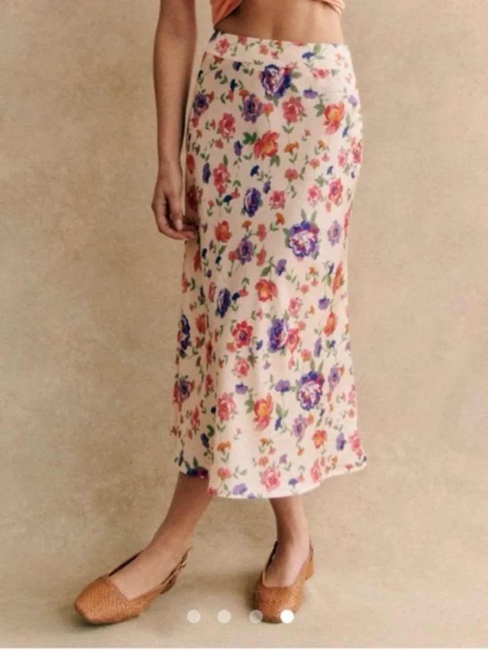 NWT Sezane sandy skirt